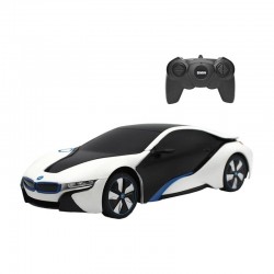 RASTAR R/C 1:24 BMW i8-UV Sensitive Collection white/yellow