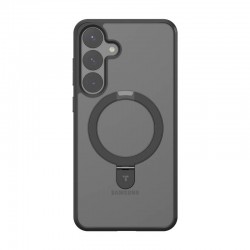 Torras Ostand Series Phone Case for Samsung S25 (Black)