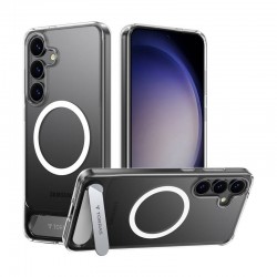 Torras Pstand Series Phone Case for Samsung S25 (Clear)