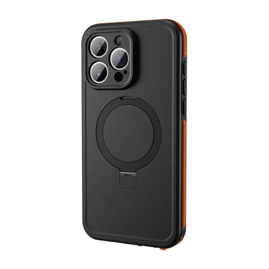 Waterproof case with touchable screen Telesin for iPhone 15 Pro Max