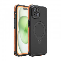Waterproof case with touchable screen Telesin for iPhone 15