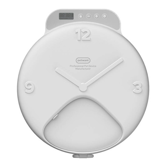 Atomatic Pet Feeder with Timer F26-L-CLK Petwant Atomatic Pet Feeder with Timer F26-L-CLK Petwant