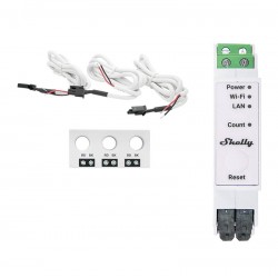 Shelly PRO 3EM-3CT63 1/3-Phase Energy Meter, WiFi