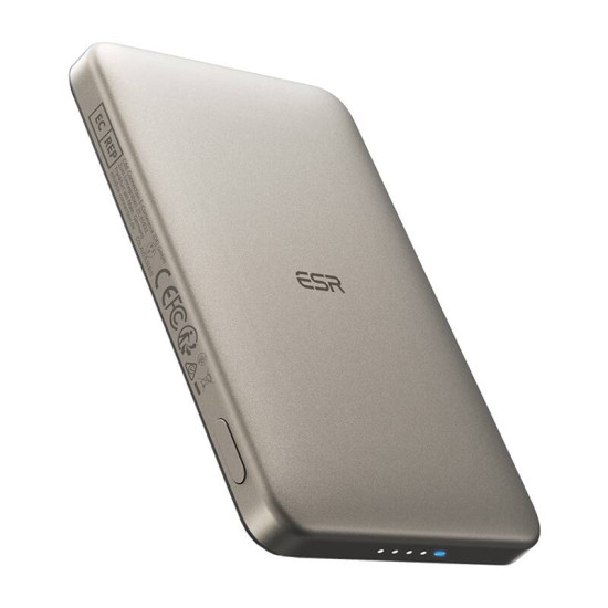 ESR Qi2 MagSlim Powerbank 5000 mAh (titanium) ESR Qi2 MagSlim Powerbank 5000 mAh (titanium)