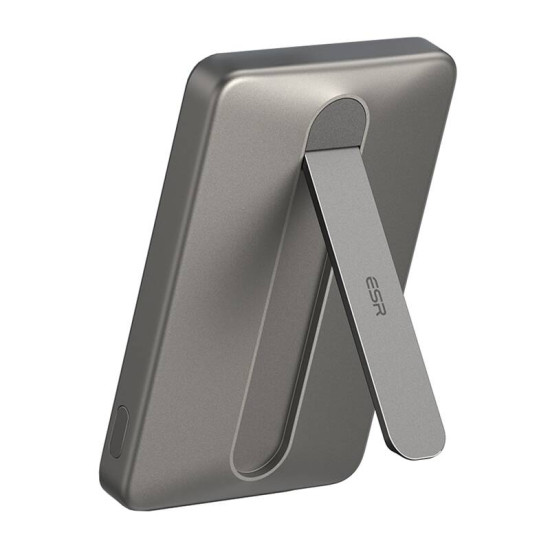 ESR Qi2 MagSlim Kickstand Powerbank 5000 mAh (titanium) ESR Qi2 MagSlim Kickstand Powerbank 5000 mAh (titanium)