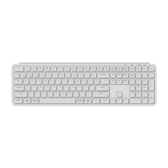Wireless Keyboard Ultra Slim Keychron B6 Pro 2.4G (white) [B6P-K8]