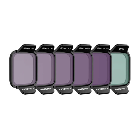 Set of 6 filters Freewell Standard Day for DJI Flip Set of 6 filters Freewell Standard Day for DJI Flip