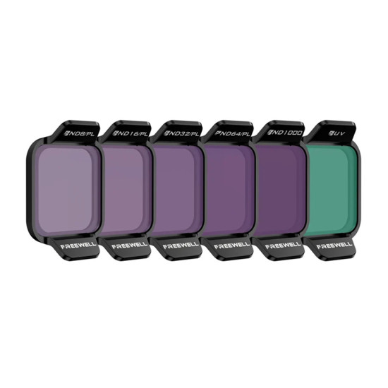 Set of 6 filters Freewell Bright Day for DJI Flip Set of 6 filters Freewell Bright Day for DJI Flip