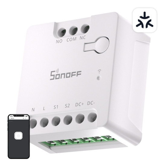 SONOFF MINI-D Smart WiFi Matter Switch (AC/DC 12-48V, dry contact) SONOFF MINI-D Smart WiFi Matter Switch (AC/DC 12-48V, dry contact)