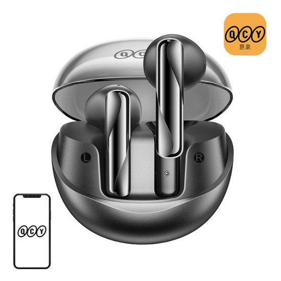Earphones TWS QCY AilyBuds Clear T32 (black) Earphones TWS QCY AilyBuds Clear T32 (black)