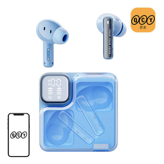 Earphones TWS QCY MeloBuds Neo T31 (blue) Earphones TWS QCY MeloBuds Neo T31 (blue)