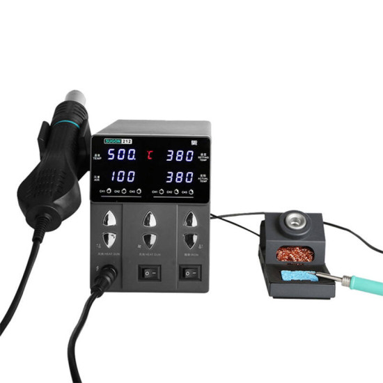 SUGON 212 2in1 Hot Air Soldering Station + T12 Blower Gun SUGON 212 2in1 Hot Air Soldering Station + T12 Blower Gun