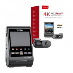 VIOFO A229 Pro 2CH Dashcam 4K + 2K WiFi, GPS