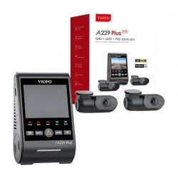 VIOFO A229 Plus 3CH Dashcam 2K + 1080p WiFi, GPS
