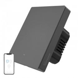Smart WiFi wall switch SONOFF M5-1C-80 graphite