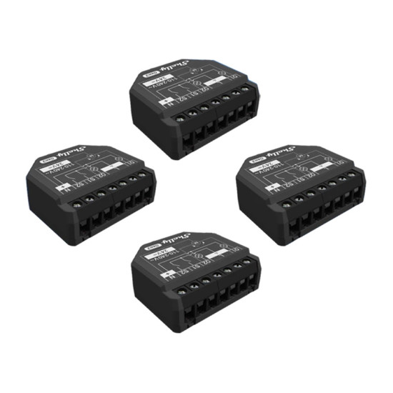 Shelly 2PM Gen3 Set of 4 Controller WiFi/Bluetooth Shelly 2PM Gen3 Set of 4 Controller WiFi/Bluetooth