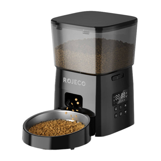 Rojeco Αυτόματη Ταΐστρα Button Version 2L (Μαύρο) Rojeco Αυτόματη Ταΐστρα Button Version 2L (Μαύρο)