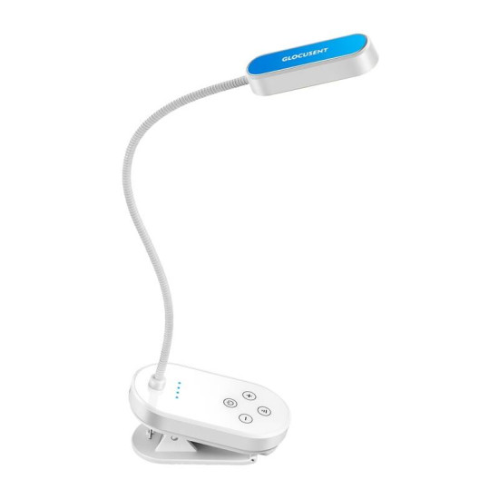 Mini clip-on book light Glocusent GLCSNTBL005 white Mini clip-on book light Glocusent GLCSNTBL005 white