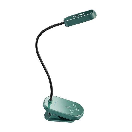 Mini clip-on book light Glocusent GLCSNTBL006 green Mini clip-on book light Glocusent GLCSNTBL006 green
