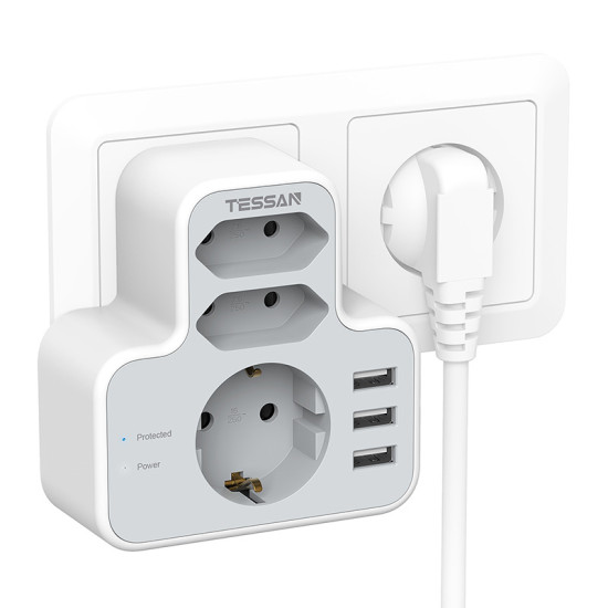 Tessan Wall Socket TS-327 Tessan Wall Socket TS-327