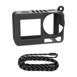 Sunnylife Silicone Cover & Strap OA5-BHT885-D for ACTION 5 PRO (black)
