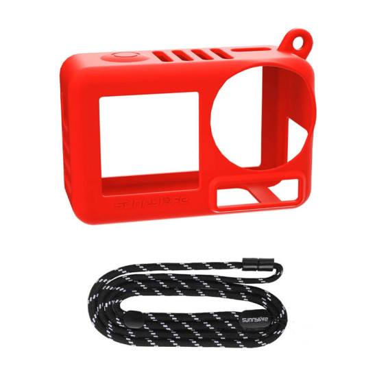 Sunnylife Silicone Cover & Strap OA5-BHT885-R for ACTION 5 PRO (red) Sunnylife Silicone Cover & Strap OA5-BHT885-R for ACTION 5 PRO (red)