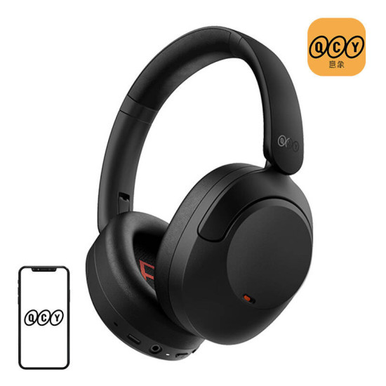 Wireless Headphones QCY ANC H4 (black) Wireless Headphones QCY ANC H4 (black)