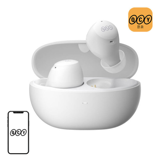 Wireless Earphones TWS QCY HT07 ArcBuds ANC (white) Wireless Earphones TWS QCY HT07 ArcBuds ANC (white)