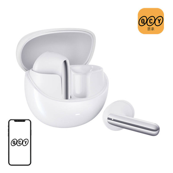 Earphones TWS QCY AilyBuds Pro HT10 , ANC (white) Earphones TWS QCY AilyBuds Pro HT10 , ANC (white)