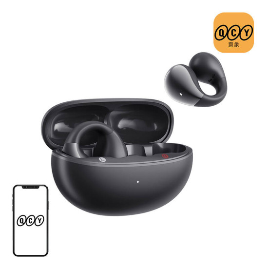 Earphones QCY Crossky Clip T33 (black) Earphones QCY Crossky Clip T33 (black)