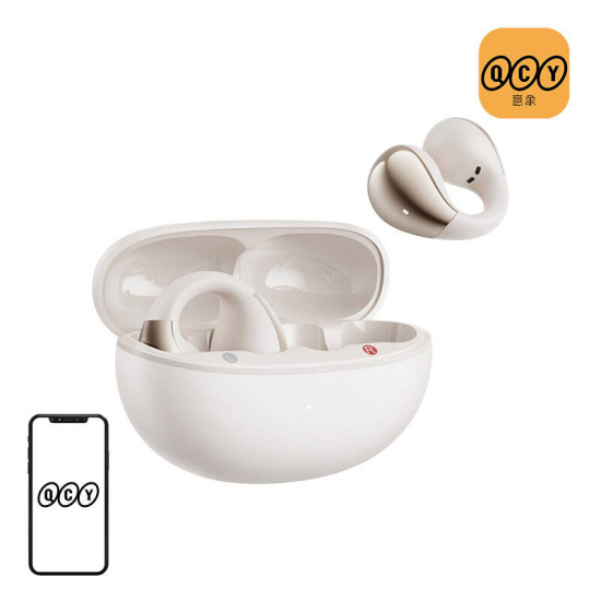 Earphones QCY Crossky Clip T33 (white) Earphones QCY Crossky Clip T33 (white)