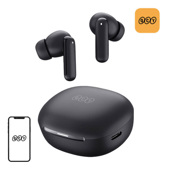 TWS headphones QCY MeloBuds HT16 (black) TWS headphones QCY MeloBuds HT16 (black)