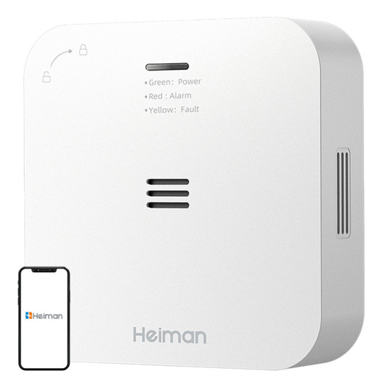 Wireless Alarm CO Heiman HM-720ES-W Interlinked Wireless Alarm CO Heiman HM-720ES-W Interlinked