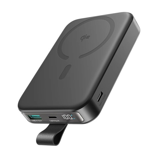 Joyroom JR-PBM11 22.5W Qi2 Magnetic Wireless Power Bank with Kickstand 10000mAh-Black Joyroom JR-PBM11 22.5W Qi2 Magnetic Wireless Power Bank with Kickstand 10000mAh-Black
