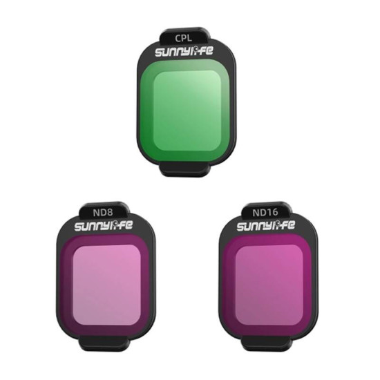 Sunnylife 3pcs Mixture CPL, ND8, ND16 for Flip Sunnylife 3pcs Mixture CPL, ND8, ND16 for Flip