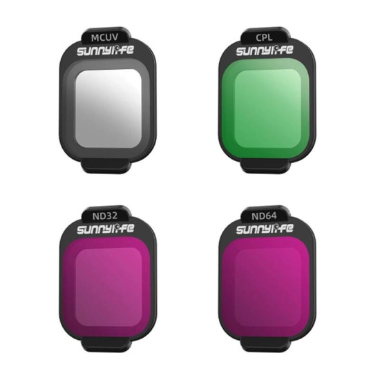 Sunnylife 4pcs Mixture MCUV, CPL, ND32, ND64 for Flip Sunnylife 4pcs Mixture MCUV, CPL, ND32, ND64 for Flip