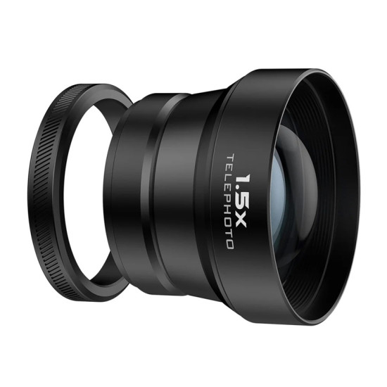 Freewell Telephoto lens for FUJI X100VI/X100V 1.5X (black) Freewell Telephoto lens for FUJI X100VI/X100V 1.5X (black)