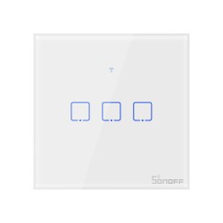 Dotykowy włącznik światła WiFi + RF 433 Sonoff T1 EU TX (3-kanałowy)