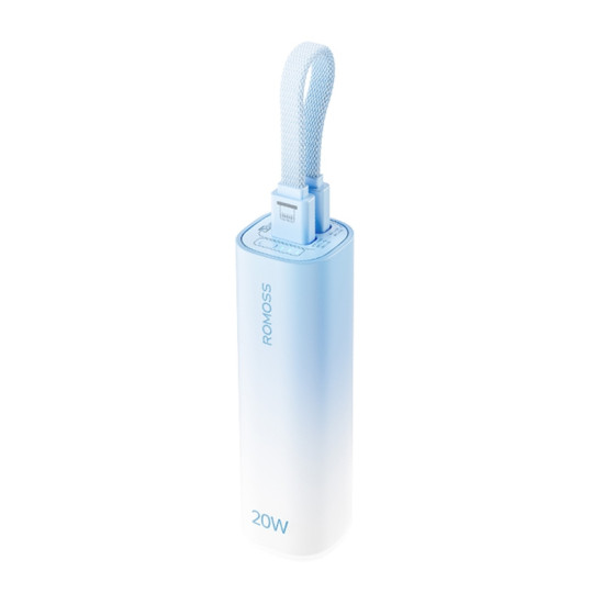 Romoss PSC05C Mini Powerbank 5000mAh 10,5W (Blue) Romoss PSC05C Mini Powerbank 5000mAh 10,5W (Blue)