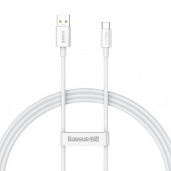 Baseus Καλώδιο USB σε USB-C Superior Series, 65W, PD, 1m (Λευκό)