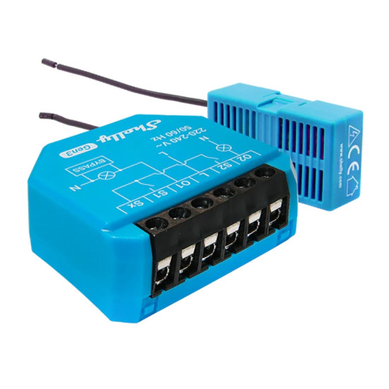 2-channel non-neutral lighting controller Shelly 2L Gen3 WiFi 2-channel non-neutral lighting controller Shelly 2L Gen3 WiFi