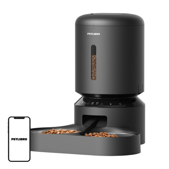 Feeder Double Tray Petlibro Granary, WiFi 5L (black) Feeder Double Tray Petlibro Granary, WiFi 5L (black)