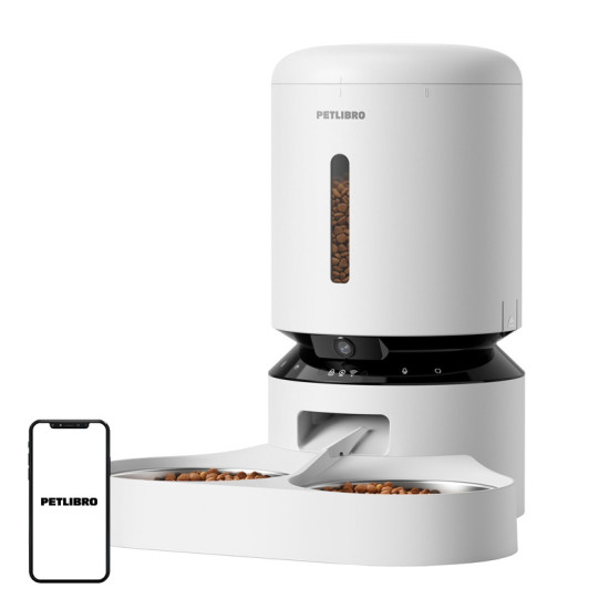 Petlibro Granary Camera Feeder Dobule Tray, 5L (white) Petlibro Granary Camera Feeder Dobule Tray, 5L (white)