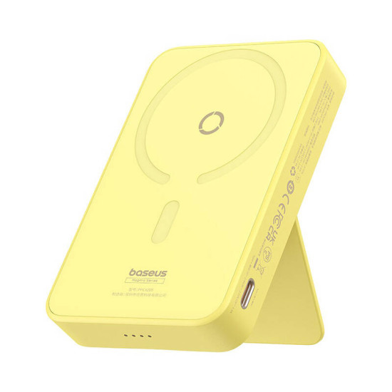 Powerbank Baseus MagPro Magnetic 5000mAh 20W, MagSafe (yellow) Powerbank Baseus MagPro Magnetic 5000mAh 20W, MagSafe (yellow)