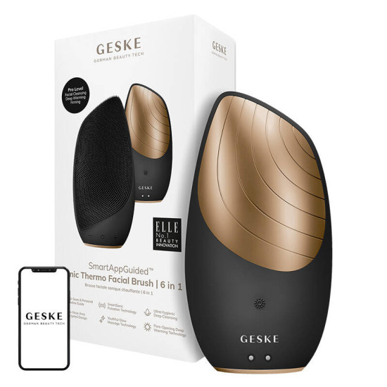 Sonic Thermo Facial Brush 6in1 Geske with APP (gray) Sonic Thermo Facial Brush 6in1 Geske with APP (gray)
