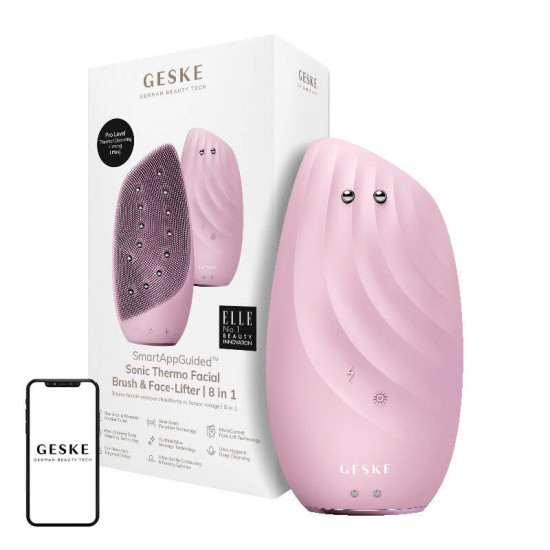 Sonic Thermo Facial Brush & Face-Lifter 8in1 Geske with APP (pink) Sonic Thermo Facial Brush & Face-Lifter 8in1 Geske with APP (pink)