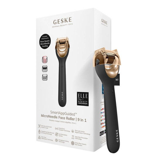 Micro Needle Face Roller 9in1 Geske with APP (gray) Micro Needle Face Roller 9in1 Geske with APP (gray)