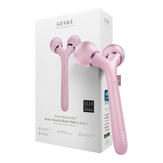 Sonic Facial & Body Roller 4in1 Geske with APP (pink) Sonic Facial & Body Roller 4in1 Geske with APP (pink)