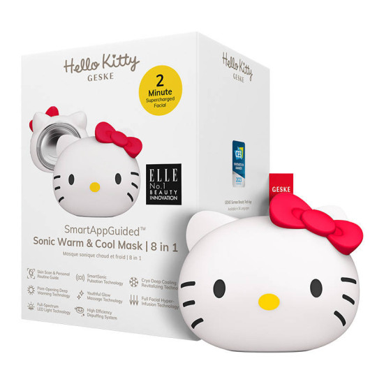 Sonic Facial Massager Warm & Cool 8 in 1 Geske with APP (Hello Kitty starlight) Sonic Facial Massager Warm & Cool 8 in 1 Geske with APP (Hello Kitty starlight)