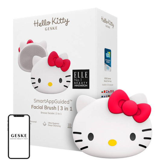 Facial Cleaning Brush 3in1 Geske with APP (Hello Kitty starlight) Facial Cleaning Brush 3in1 Geske with APP (Hello Kitty starlight)